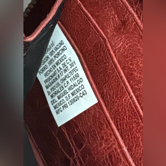 PRISON ART RED FLORAL EXCLUSIVE DESIGN WOMENS LEATHER WALLET - Picture 5 of 10